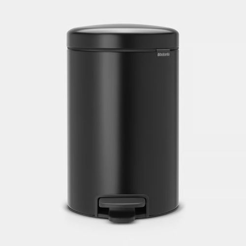 Lixeira em Aço 12 Litros New Icon Brabantia Preto